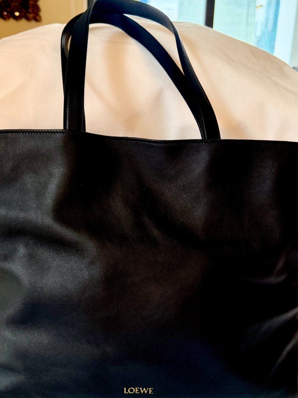 LOEWE XL FLAMENCO CLUTCH/BAG IN NAPA CALFSKIN - Picture 7 of 9